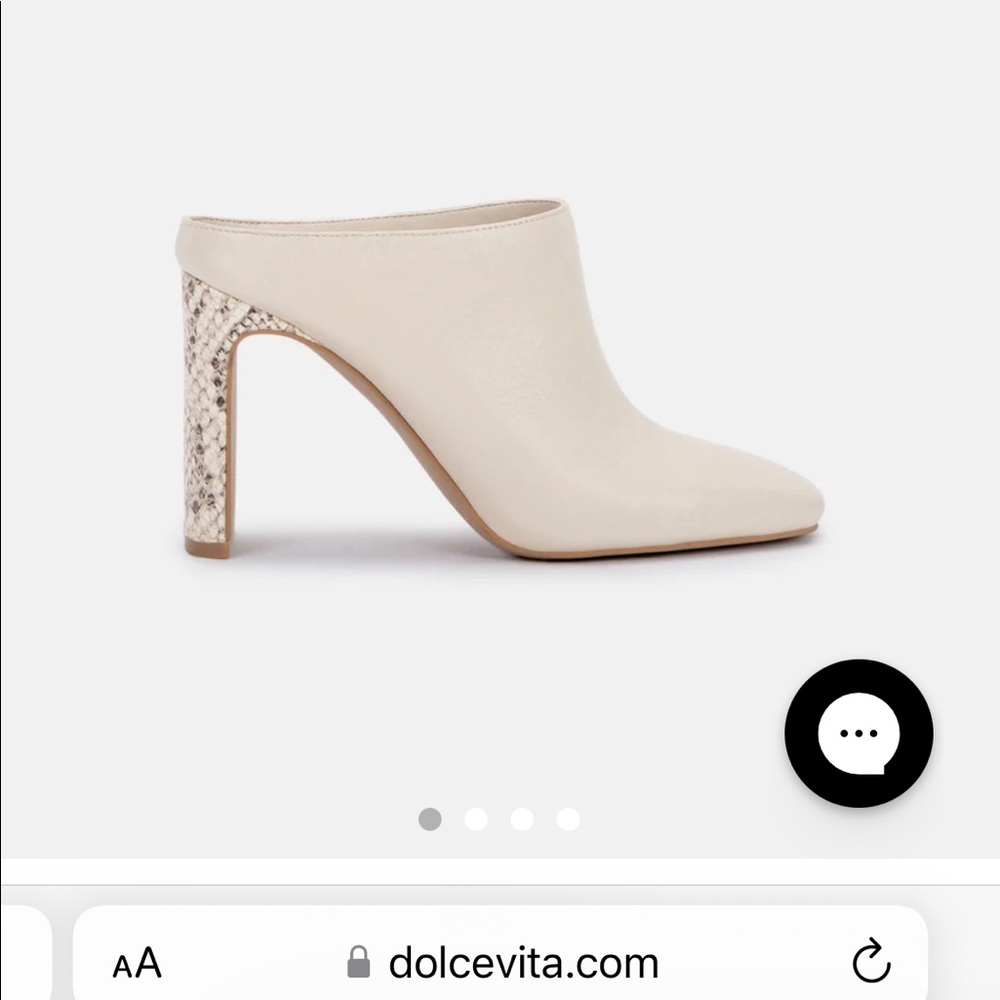 Dolce Vita Leather Heeled Mules